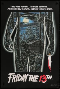 6k0208 FRIDAY THE 13th signed #149/225 24x36 art print 2018 by Spiros Angelikas, Glow-In-The-Dark!