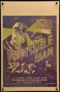 6k0031 INVISIBLE MAN WC 1933 James Whale classic, Claude Rains, H.G. Wells, wonderful image, rare!