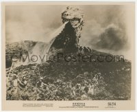 6m0014 GODZILLA 8.25x10 still 1956 special effects scene with the rubbery monster breathing fire!