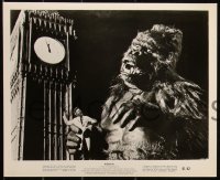6m0036 KONGA 3 8x10 stills 1961 giant angry ape terrorizes city, not since King Kong!
