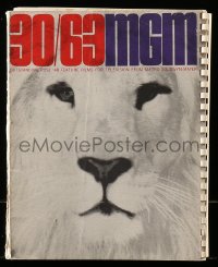 6p0222 30/63 MGM spiral-bound TV campaign book 1963 Blackboard Jungle, Silk Stockings & more!