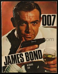 6p0473 007 JAMES BOND IN FOCUS English softcover book 1964 many images from Sean Connery spy movies!