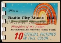 6p0017 RADIO CITY MUSIC HALL souvenir photo book 1960s great images of the entertainment venue!