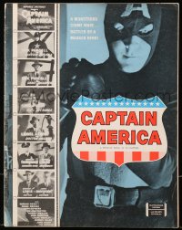 6p0042 CAPTAIN AMERICA magazine 1970s booklet published by Jack Mathis!