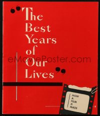 6p0021 BEST YEARS OF OUR LIVES promo book 1946 Dana Andrews, Teresa Wright, William Wyler classic!