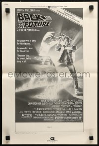 6p0032 BACK TO THE FUTURE ad slick 1985 Robert Zemeckis, Michael J. Fox, Drew Struzan art!