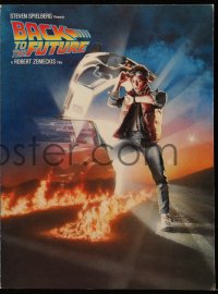 6p0301 BACK TO THE FUTURE screening program 1985 Robert Zemeckis, Drew Struzan art of Michael J. Fox