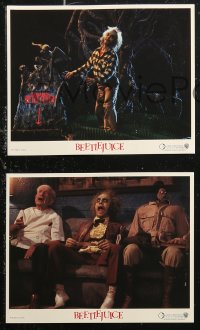 6r0014 BEETLEJUICE 8 color 8x10 stills 1988 Michael Keaton, Alec Baldwin & Geena Davis, Tim Burton!