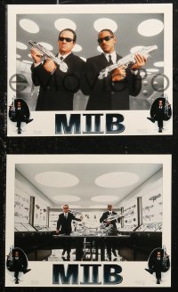 6r0028 MEN IN BLACK II 8 8x10 mini LCs 2002 great images of Tommy Lee Jones & Will Smith!
