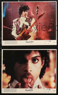 6r0033 PURPLE RAIN 8 8x10 mini LCs 1984 great close images of pop star Prince & Apollonia Kotero!