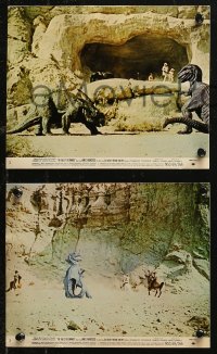 6r0052 VALLEY OF GWANGI 6 8x10 mini LCs 1969 Harryhausen, Gila Golan, cowboys capture dinosaur!