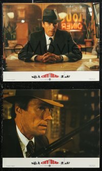 6r0017 CITY HEAT 8 color English FOH LCs 1985 Clint Eastwood the cop & Burt Reynolds the detective!