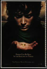 6s1123 LORD OF THE RINGS: THE FELLOWSHIP OF THE RING printer's test teaser DS 1sh 2001 power!