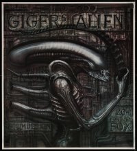 6s0290 ALIEN 20x22 special poster 1990s Ridley Scott sci-fi classic, cool H.R. Giger art of monster!