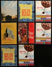 6t0064 LOT OF 8 HARDCOVER SOUVENIR PROGRAM BOOKS 1950s-1960s from a variety of different movies!