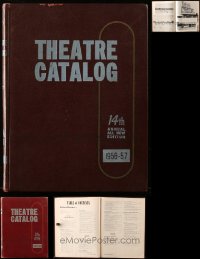 6t0062 LOT OF 2 THEATRE CATALOG 1955-57 HARDCOVER BOOKS 1955-1957 great images & information!