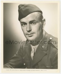 6w0031 ALAN LADD 8.25x10 still 1943 Paramount studio portrait in military uniform by Schafer!