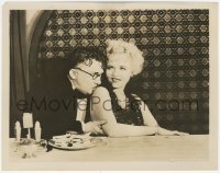6w0054 BATTLE OF THE SEXES 8x10.25 still 1928 c/u of Jean Hersholt trying to seduce Phyllis Haver!