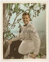6w0011 ROBERT CUMMINGS color-glos 8x10.25 still 1930s portrait of the leading man in white tuxedo!