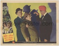 6w0750 ABBOTT & COSTELLO MEET THE KILLER BORIS KARLOFF LC #7 1949 Boris tries to hypnotize Bud & Lou!