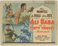 6w0505 ALI BABA & THE FORTY THIEVES TC 1943 Maria Montez, Jon Hall & Turhan Bey, Arabian Nights!