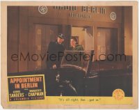 6w0773 APPOINTMENT IN BERLIN LC 1943 Marguerite Chapamn, spy George Sanders, Berlin radio station!