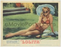 6w1078 LOLITA LC #2 1962 Stanley Kubrick, iconic close up of sexy Sue Lyon in two-piece swimsuit!