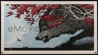 6x0064 GAME OF THRONES signed #164/490 22x39 print 2013 by Aaron Horkey, Canus Dirius, 1st edition!