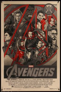 6x2079 2nd CHANCE! - AVENGERS #145/350 24x36 art print 2012 Mondo, Stout, Marvel's Avengers Series, variant ed.!