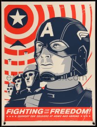 6x2115 2nd CHANCE! - CAPTAIN AMERICA: THE FIRST AVENGER #203/220 18x24 art print 2011 Fighting for Our Freedom!