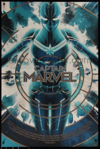 6x0421 CAPTAIN MARVEL #2/300 24x36 art print 2019 Mondo, Matt Taylor, variant edition!