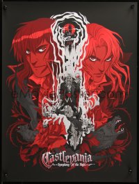 6x0427 CASTLEVANIA #2/250 18x24 art print 2018 Mondo, art by Becky Cloonan, Symphony of the Night!