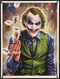 6x0513 DARK KNIGHT #15/275 18x24 art print 2014 Mondo, Watch the World Burn, Ledger as the Joker!
