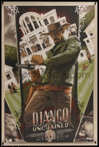 6x0567 DJANGO UNCHAINED #3/290 24x36 art print 2014 Mondo, art by Rich Kelly, first edition!