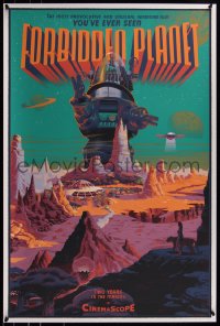6x0713 FORBIDDEN PLANET signed #3/425 24x36 art print 2014 by Laurent Durieux, first edition!