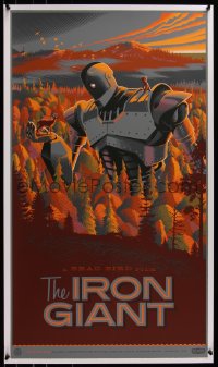 6x0999 IRON GIANT #2/425 21x36 art print 2012 Mondo, art by Laurent Durieux, first edition!