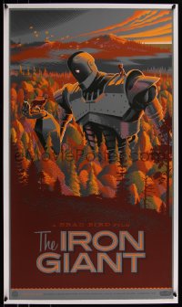6x2203 2nd CHANCE! - IRON GIANT #3/425 21x36 art print 2012 Mondo, art by Laurent Durieux, first edition!