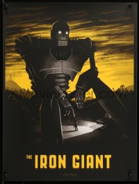 6x1000 IRON GIANT #2/400 18x24 art print 2012 Mondo, art by Mike Mitchell, first edition!