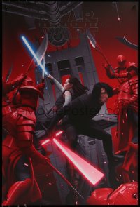 6x1124 LAST JEDI #2/960 24x36 art print 2019 Mondo, art by Rory Kurtz, True Enemy, timed edition!