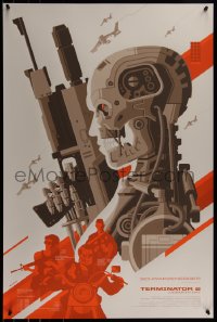 6x1849 TERMINATOR 2 #15/425 24x36 art print 2014 Mondo, art by Tom Whalen, first edition!