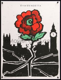 6x1946 V FOR VENDETTA #2/115 18x24 art print 2012 Mondo, art of rose by We Buy Your Kids!