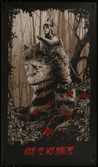6x1995 WHERE THE WILD THINGS ARE #15/150 21x36 art print 2014 Mondo, Ken Taylor, variant edition!
