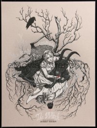 6x2012 WITCH #4/150 18x24 art print 2017 Mondo, creepy art by Becky Cloonan, variant edition!