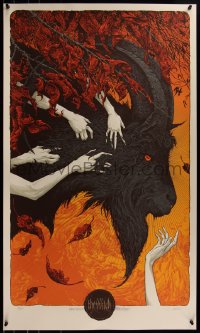 6x2010 WITCH signed #123/350 23x39 art print 2016 by Aaron Horkey, regular edition!