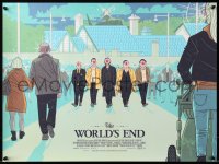 6x2032 WORLD'S END #14/225 18x24 art print 2018 Mondo, wacky cast art by Logan Faerber!