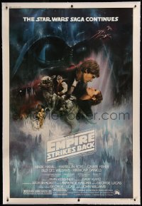 6z0040 EMPIRE STRIKES BACK linen 40x60 1980 most classic Gone With The Wind style art by Roger Kastel!