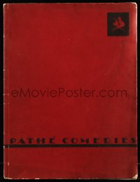 7a0232 PATHE COMEDIES campaign book 1929 they had 52 all talking, singing & dancing comedies, rare!
