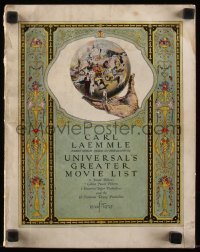 7a0251 UNIVERSAL 1926-27 campaign book 1926 incredible full-color art for Les Miserables & more!
