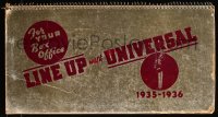 7a0224 UNIVERSAL 1935-36 campaign book 1935 Hunchback, Bluebeard w/ Karloff, Flash Gordon & more!