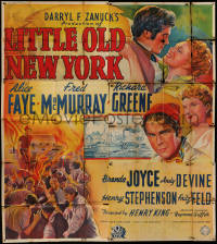 7a0135 LITTLE OLD NEW YORK English 6sh 1940 Alice Faye, Fred MacMurray, Richard Greene, ultra rare!